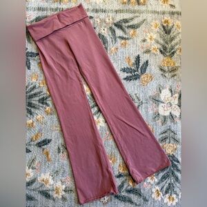 SKIMS Stretch Cotton Jersey Foldover Yoga Pants Small